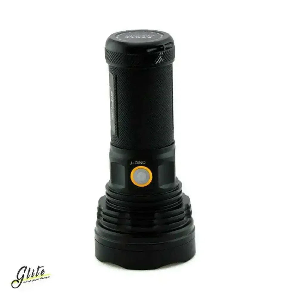 4500lm Ultimate Torch with 900m beam range for security and camping.