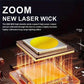 6500lm Laser Led Tactical Flashlight with zoom and new laser wick for enhanced lighting.